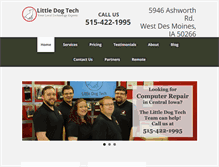 Tablet Screenshot of littledogtech.com